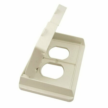 IPEX Receptacle Cover, PVC, White 020263